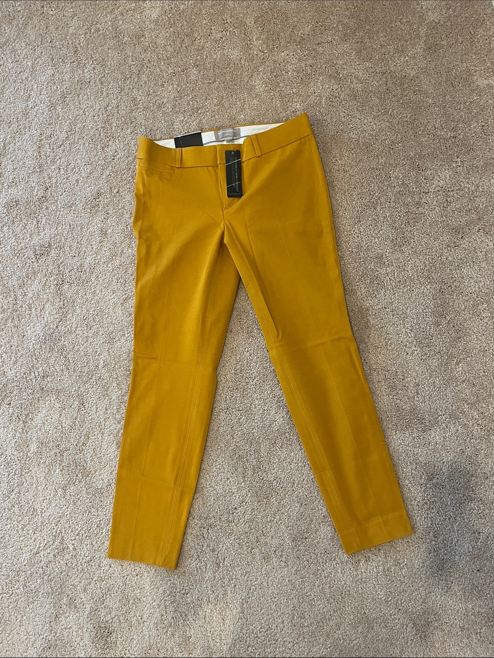Banana Republic | Sloan Fit | Mustard Yellow Slim Ankle Pants | Size 2 | NWT